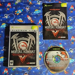 Mortal Kombat Deadly Alliance Xbox CIB Complete Tested & Working - Picture 1 of 10