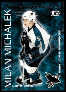 2003-04 Pacific Heads Up Prime Prospects LTD Milan Michalek 079/175 San Jose