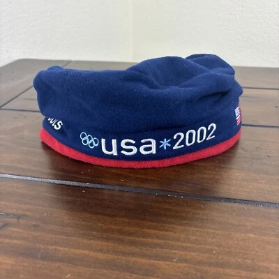 De colección Roots Team EE. UU. 2002 Juegos Olímpicos de Invierno Salt Lake City Sombrero Gorra Gorro Foto 1 de 4