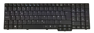 NOVO TECLADO TECLADO EMACHINES E528 E728 DINAMARQUÊS - Imagem 1 de 2