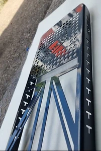 Triumph Thunderbird 1600/1700 Kühlerschutz Abdeckung Classic Logo Hochglanz Schwarz - Bild 1 von 2