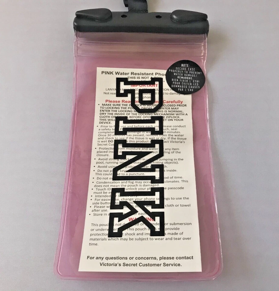 Victoria's Secret Pink Water Resistant Phone Pouch Case