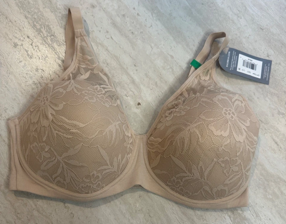 Bali Women's Breathe Wireless T-Shirt Bra DF7594 - Almond