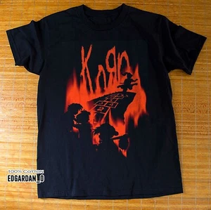 Korn Hopscotch Flame Black Unisex T-shirt Size S-5XL - Picture 1 of 5