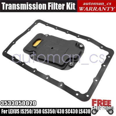 Transmission Filter Kit Fits For LEXUS IS250 IS350 2006-2011 2012 3533050020 US - Image 1 of 4