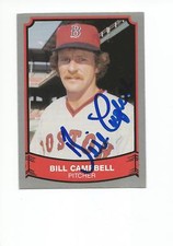 BILL CAMPBELL Autographed Signed 1989 Pacific Legends card Boston Red Sox COA 