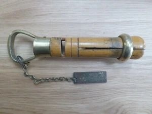 Vintage  Beech Wood Snooker/Pool  Cue Tip Clamp Tool - Picture 1 of 8