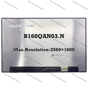 B160QAN03.N 16.0" WQXGA 2560×1600 LED LCD Pantalla Portátil Panel de Repuesto NUEVO - Imagen 1 de 1