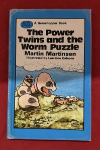 The Power Twins And The Worm Puzzle Paperback Book Retro Vintage 1976 (Lot 1170) - Photo 1/7