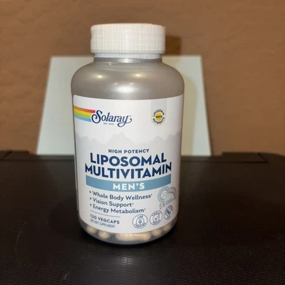 Multivitamínico liposomal de alta potencia Solaray para hombre 120 cápsulas VEGCAPS CADUCA 27/03 Foto 1 de 4