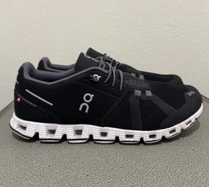 ON Cloud X 5 Running Sneakers Shoes Men's Size 8.5 Black White Lace Up Low Top - Picture 1 of 19