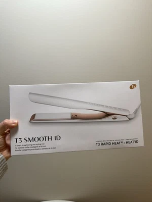 T3 Smooth ID Rapid Heat 1" Smart Straightening and Styling Hair Iron New In Box - Image 1 of 4