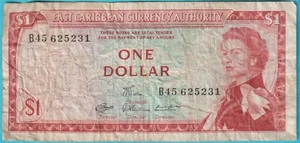 Ostkaribischer Staat .. P-13 .. 1 Dollar .. ND(1965) .. *F*Sing 4 B45626231 - Bild 1 von 2