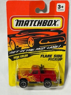 Camioneta Ford Matchbox #55 Flare Side, roja, nueva en caja, 1/64 Foto 1 de 2