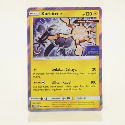 Pokemon - Xurkitree 097/SM-P - Gym Promo - Holo - Indonesisch - NM - Bild 1 von 2