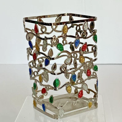 Bath and Body Works Christmas Lights Foaming Soap Dispenser Holder - Image 1 of 4