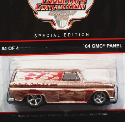 Coche de convención anual Hot Wheels 64 1964 GMC Panel 2010 24th 00778/01500 Foto 1 de 4
