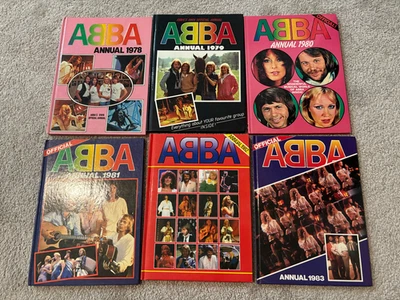 ABBA Annual Complete Set 1978-1983 UK Books - Image 1 of 4