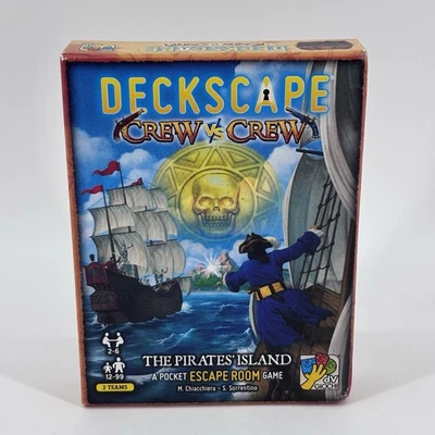 Deckscape Crew vs Crew The Pirates Island 2 Team Escape Room Party Card Game - Image 1 of 3
