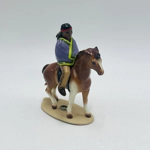 Hagen Renaker Horse Indian Native on Pinto Mustang Miniature Figruine 4" Tall - Picture 1 of 6