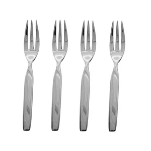 Sasaki Forchetta per Insalata Doppia Elica Acciaio Inox 18/10 6 3/4" (Set di Quattro) - Foto 1 di 4