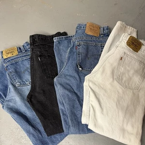 Vintage Levi’s Konvolut 4 Paar 505 550 Silver Tab 550 31x32 14 32x30 30x34 80er 90er - Bild 1 von 16