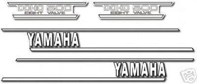 KIT GRÁFICO CALCOMANÍA COMPLETA YAMAHA 1974 TX500 Foto 1 de 1