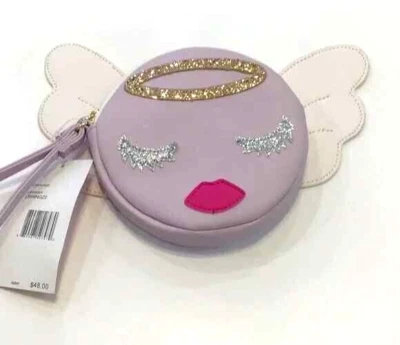 Luv Betsey Johnson Muñequera Ángel/Querubín Emoji con Alas Monedero Bolso Nuevo con Etiquetas Foto 1 de 4
