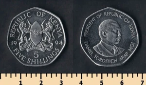 Kenya 5 shillings 1994 - Picture 1 of 1