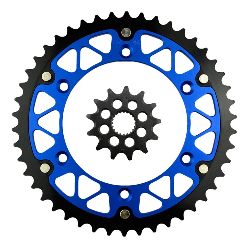 Piñones delanteros traseros 13T-46T para Yamaha WR250F YZ250F 2001-2024 YZ125 2005-2024 Foto 1 de 1