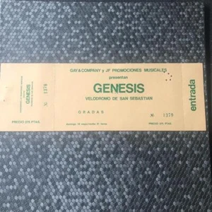 Genesis Ticket Velodromo Anoeta San Sebastian 18.05.75 Lamb Lies Down Tour #1379 - Bild 1 von 1