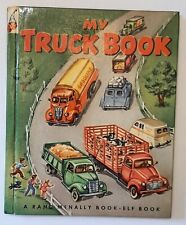 Vintage 1958 My Truck Book - A Rand McNally Book - Elf Book - Hardcover