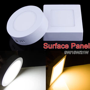 1/10pcs 9W 15W 21W Surface Mount LED Ceiling Down Light Panel Lamp + Driver LTW - Picture 1 of 12