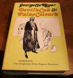 Devil's Cub & False Colours ~ Georgette Heyer ~ 1966 Dutton HCDJ BCE - Picture 1 of 3