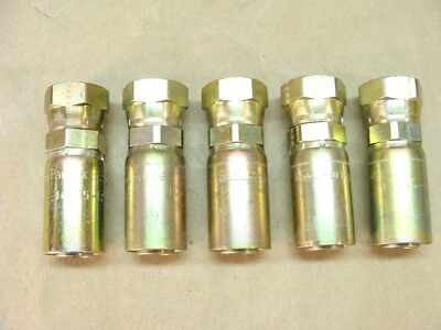 NUEVO lote de 5 PARKER PARFLEX 10655-12-12 manguera hidráulica crimpado accesorio JIC giratorio Foto 1 de 4