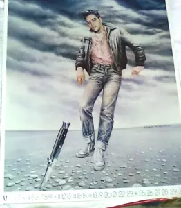 A 1 S/H ELVIS PRESLEY POSTER 60 CM X 50 CM ELVIS THE BAD BOY - Foto 1 di 1