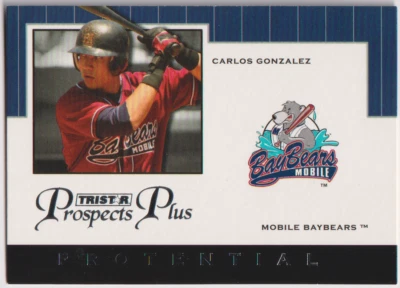 Tristar Prospects Plus Protential 2007 #PT-CG Carlos González Arizona Diamondbac Foto 1 de 2