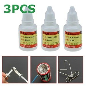 20ml Stainless Steel Flux Soldering Paste Stainless Steel Liquid Solder Tool NEW - Picture 1 of 12