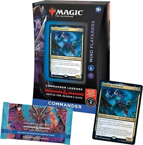 Magic Legends Battle for Baldur's Gate - Mind Flayarrrs Commander Deck MTG NEW - Picture 1 of 7