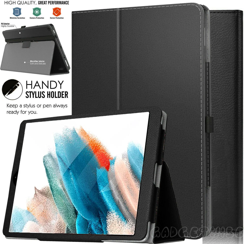 Leather Magnetic Samsung Galaxy Tab A8 10.5" X200 X205 Flip Stand Case Cover - Image 1 of 1