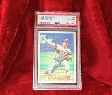 TOM SEAVER 1986 SPORTFLICS #25 CHICAGO WHITE SOX  PSA 10 🔥 GEM MINT 