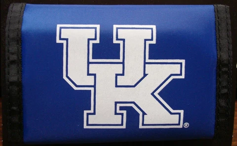 KENTUCKY WILDCATS OFFICIAL TEAM LOGO NYLON TRIFOLD WALLET NEW RICO INDUSTRIES Cover