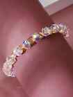 Holographic Crystal Beaded Chain Bracelet Women Bracelet Stackable Bracelet
