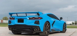 Alerón azul rápido pintado para Chevrolet Corvette C8 2020-2025 color-GMO/WA632D - Imagen 1 de 3