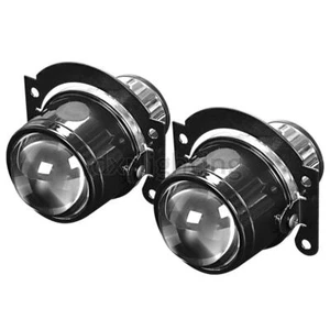 2X 2.5" Bi-Xenon HID Projector Lens Bumper Fog Light Lens Hi-Lo Beam Retrofit - Picture 1 of 12