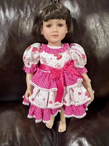 Vintage My Twinn Doll 23” Dk Brn Long Hair Brown Eyes Posable - Picture 1 of 8