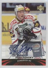 2004-05 Upper Deck All-World Edition Auto Ales Hemsky #4 Auto