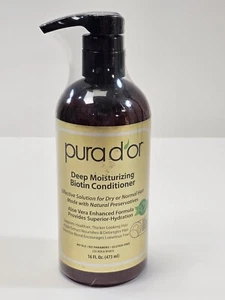 PURA D'OR Dor Original Gold Label Anti-Hair Thinning Biotin Conditioner16oz - Picture 1 of 2