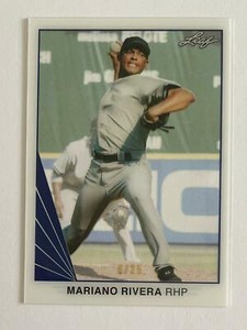 2016 Leaf Clear Blue Parallel #18 Mariano Rivera # /25