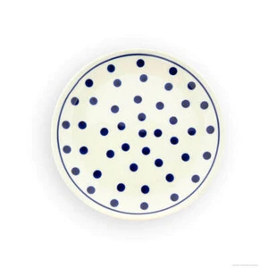 Original Bunzlauer Keramik flacher Teller (Kuchenteller) Ø16,0cm H2,0cm Dekor 37 - Bild 1 von 5